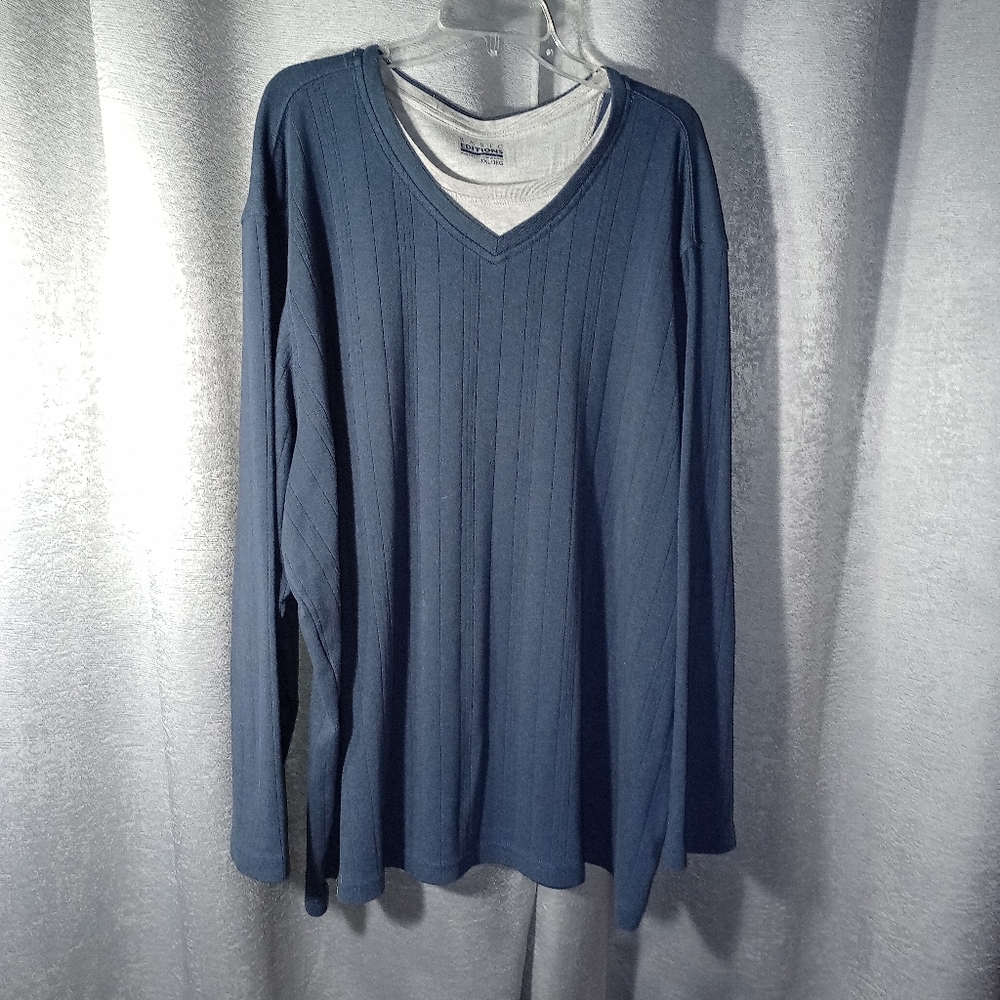 Blue Crew Neck Sweater